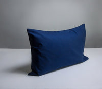 Midnight Blue Percale Bedding Set