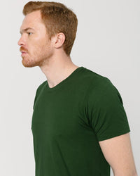 Dark Green Basic T-Shirt