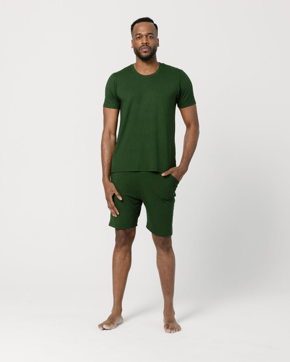 Dark Green Shorts