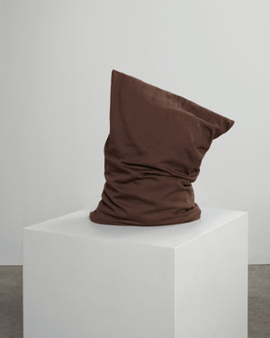 Acorn brown pillowcase.