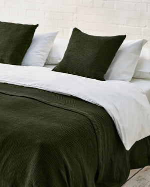 Dark Green Bedspread