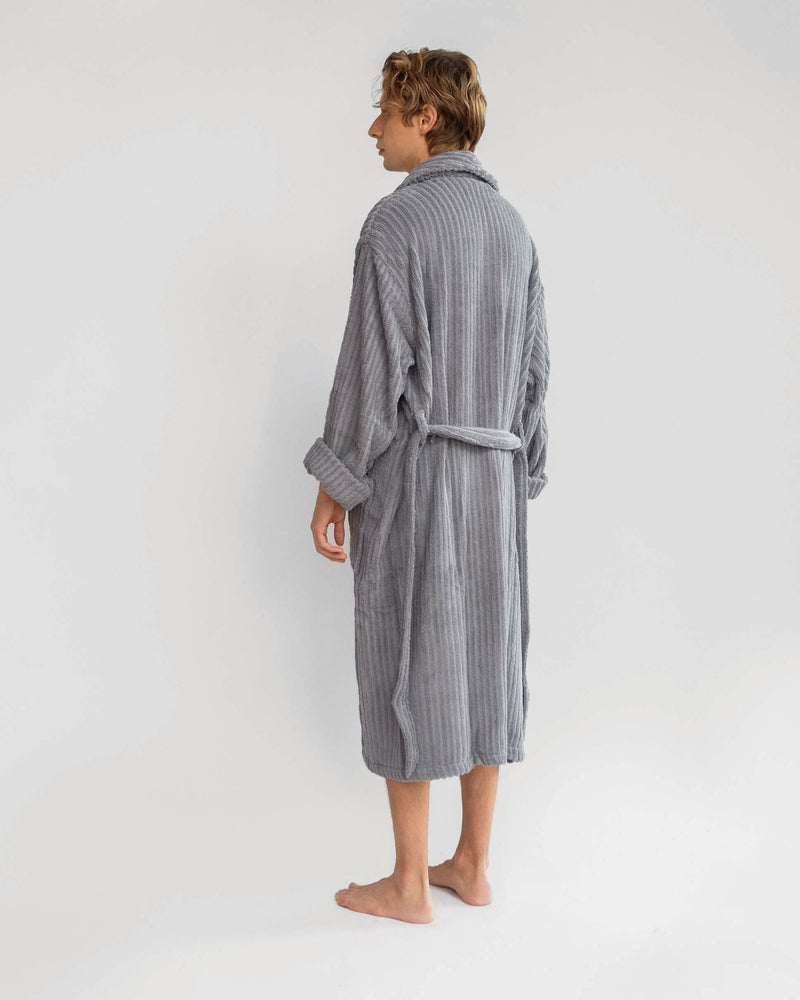 Silver Grey Bathrobe