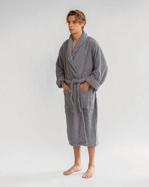 Silver Grey Bathrobe