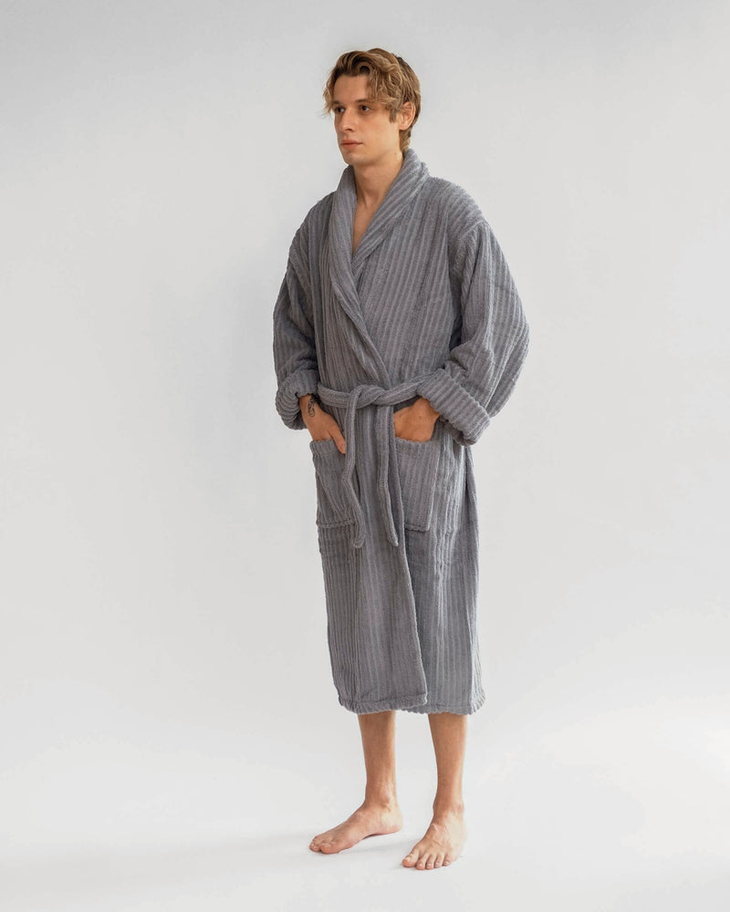 Silver Grey Bathrobe