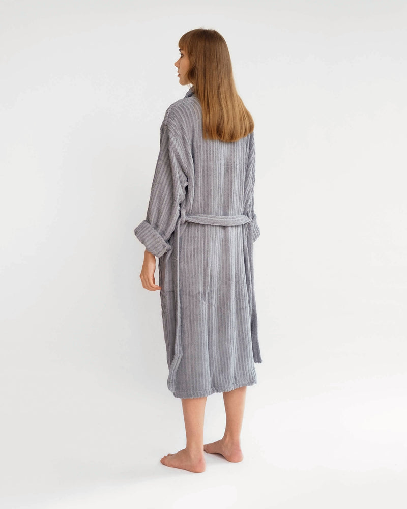 Silver Grey Bathrobe