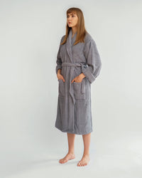 Silver Grey Bathrobe