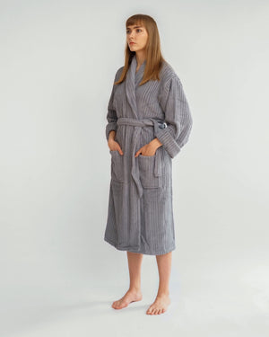 Silver Grey Bathrobe