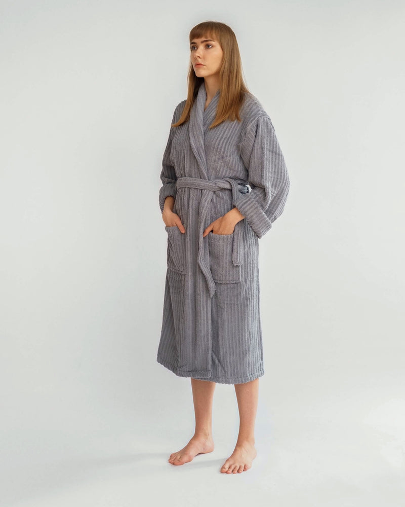 Silver Grey Bathrobe