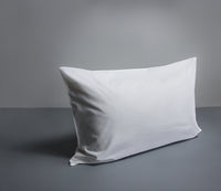 White Sateen Pillowcase Pair