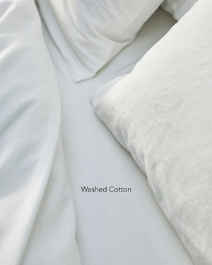 white washed cotton bedding texture